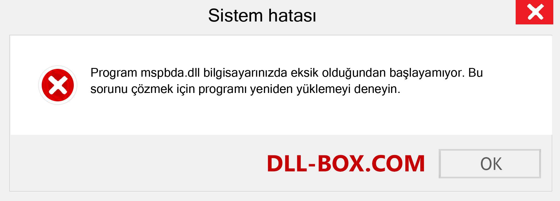 mspbda.dll dosyası eksik mi? Windows 7, 8, 10 için İndirin - Windows'ta mspbda dll Eksik Hatasını Düzeltin, fotoğraflar, resimler